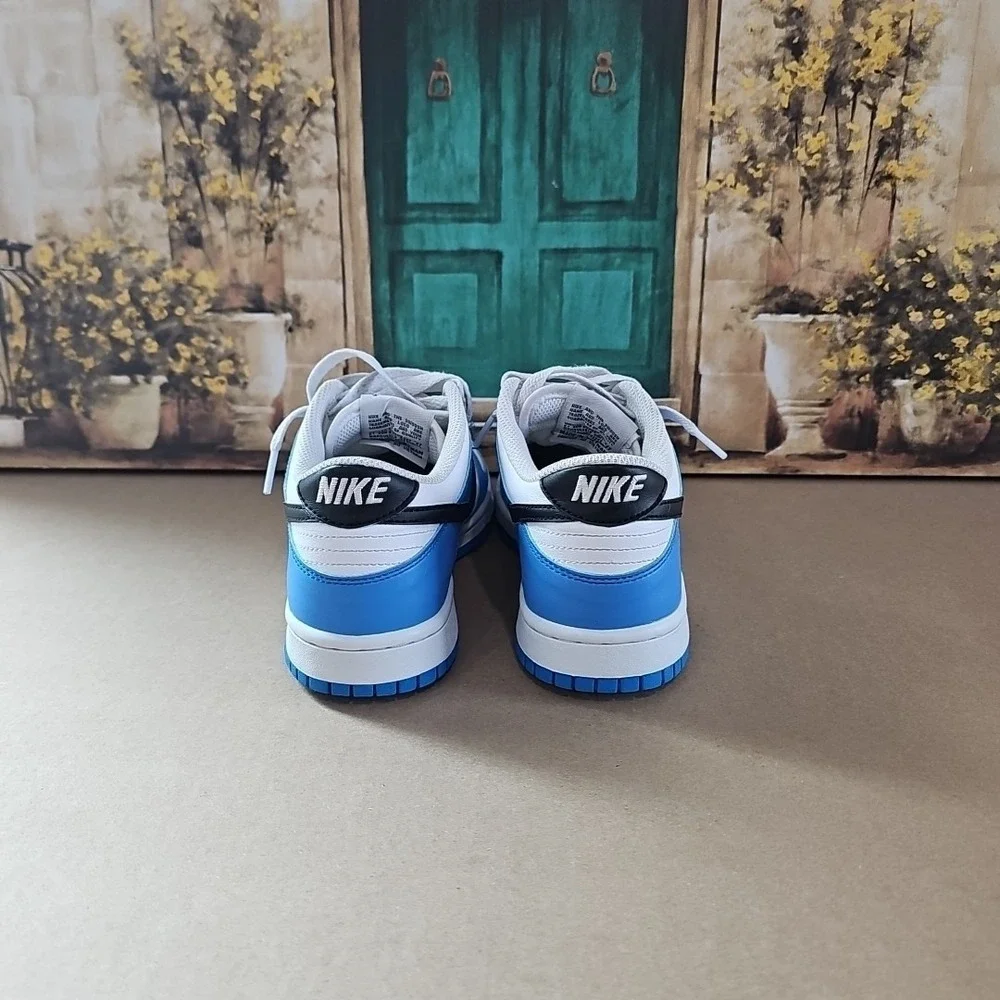 Nike‎ Dunk Low GS Photo Blue/White/Black FV7021-400 Unisex  Size 6.5